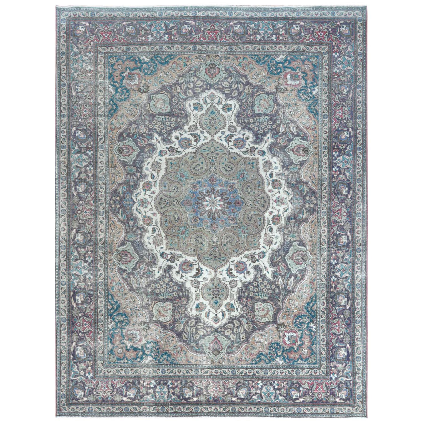 Overdyed & Vintage Rugs LUV729801